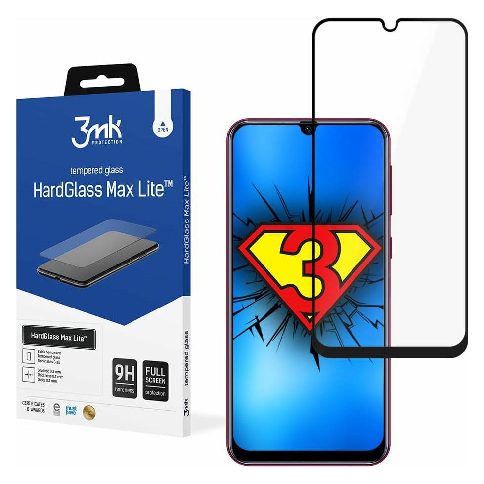3MK HardGlass Max Lite for Samsung Galaxy M31 black frame (1 Stk., Samsung Galaxy M31, Samsung Galaxy M31 Prime) (GSM102287)