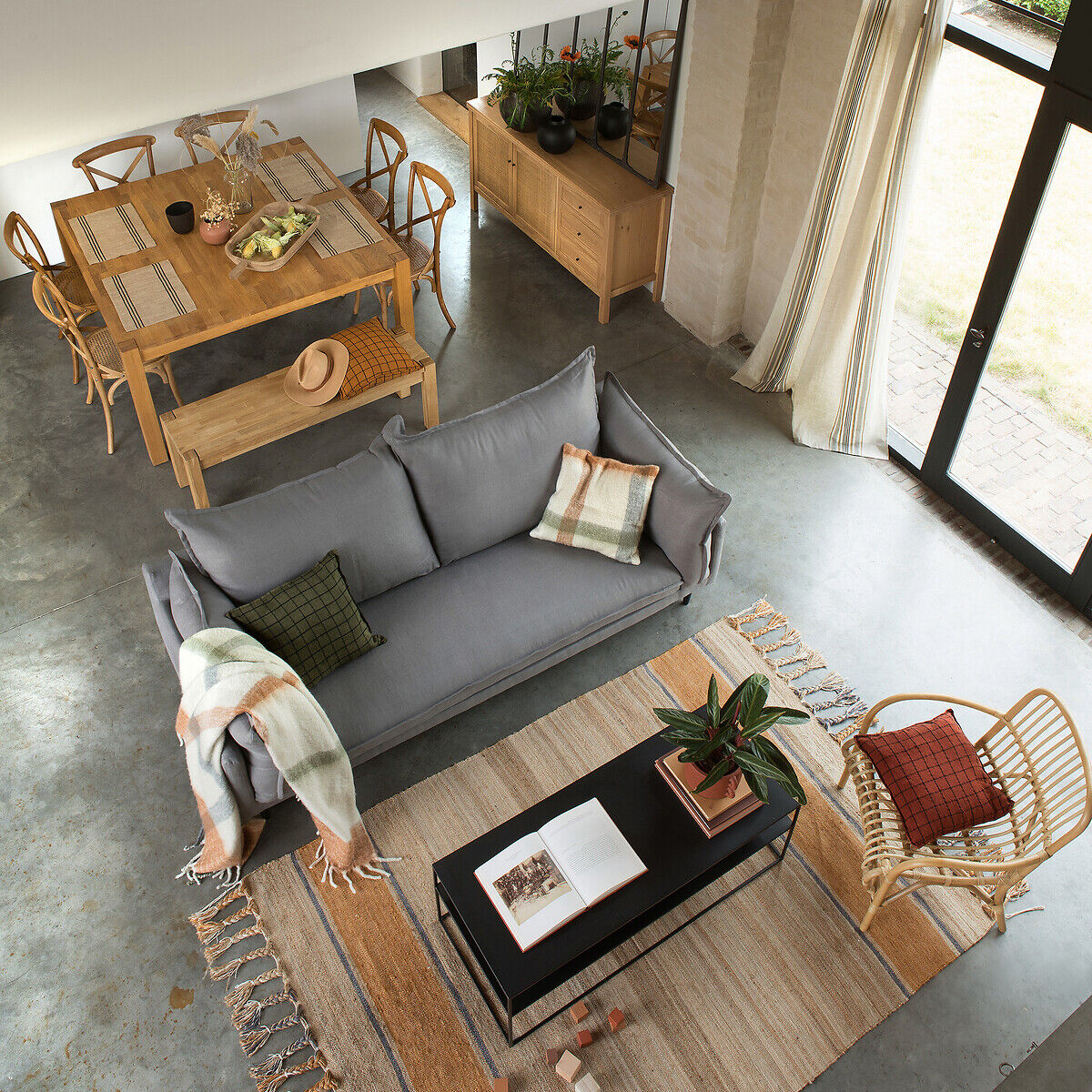 LA REDOUTE INTERIEURS Fauteuil en rotin, Malu