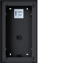 Hager REW406X Aufputz-Gehäuse für intercom mono 1 Taste 259x154x42,5mm