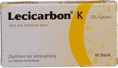 athenstaedt GmbH & Co KG LECICARBON K CO2 Laxans Kindersuppositorien 10 St 04018965