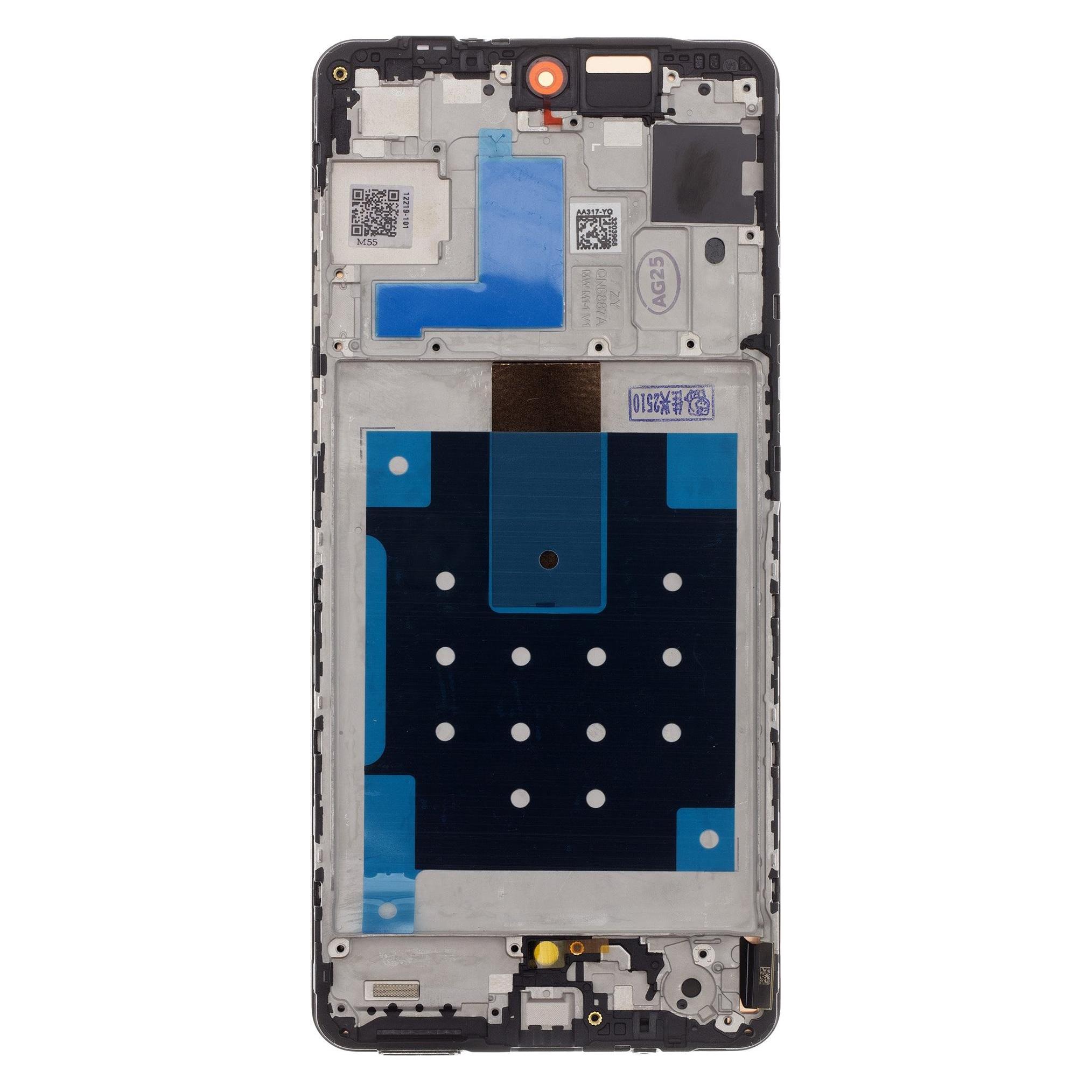 Samsung LCD-Display + Touch-Einheit + Frontabdeckung für M556 Galaxy M55 5G Schwarz (Display) (57983128809)