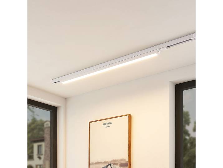 Luminaire sur rail LED Harlow, blanc, 109 cm, 3 000 K - Arcchio - Bureau / espaces de travail - Moderne - Aluminium - À ampoule unique