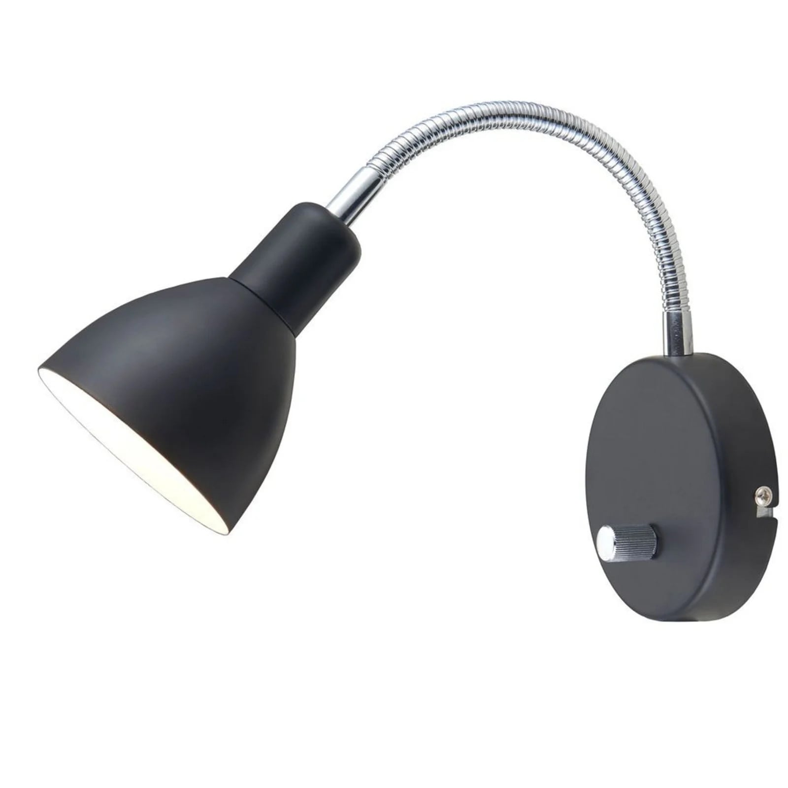 Halo Design Denver Wandlamp Black - Metaal