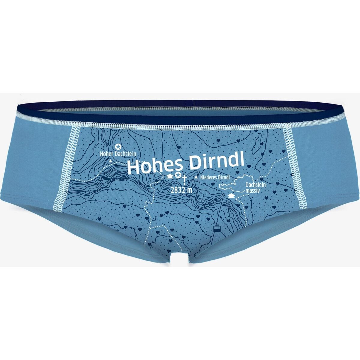 Ein schöner Fleck Erde Hipster Hohes Dirndl Himmelblau himmelblau 34 2108.44.34