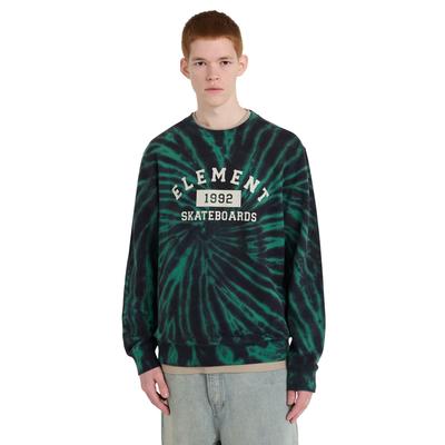 Sweatshirt ELEMENT "Home Team", Herren, Gr. S, grün (fir), Obermaterial: 70% Baumwolle, 30% Baumwolle., Sweatshirts Sweatshirt