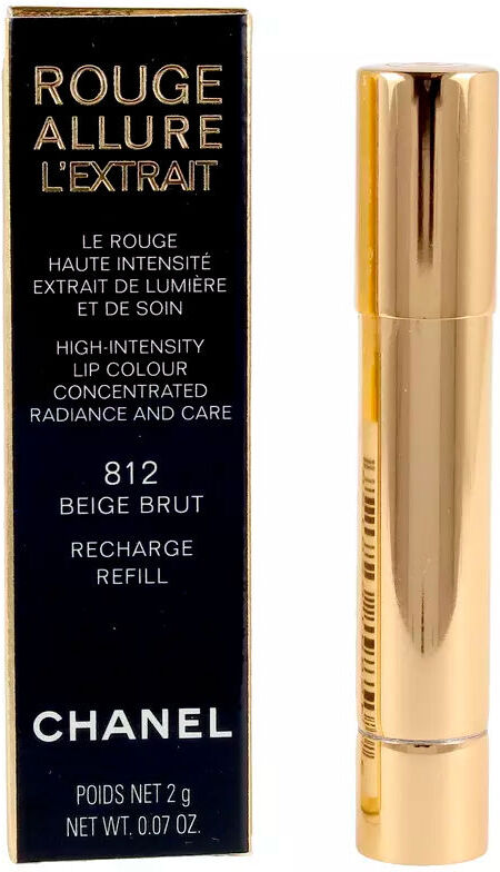 Chanel Rouge Allure L’EXTRAIT lipstick recharge #beige brut-812