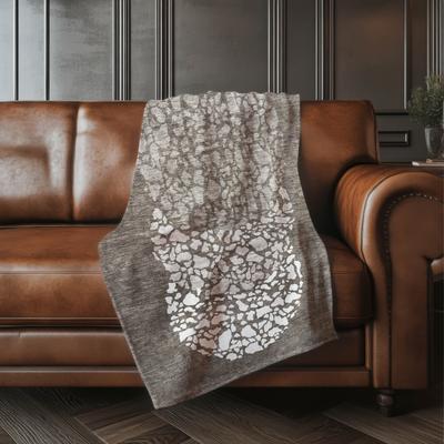 Addison Rugs Premium Machine Washable Modern Mosaic Sherpa Throw Blanket