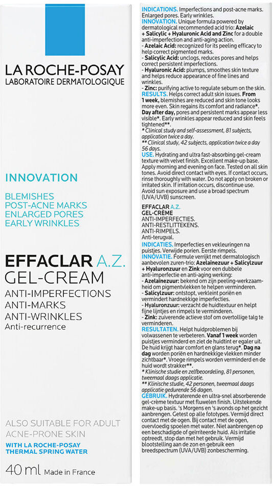La Roche Posay Effaclar Az gel crème 40 ml