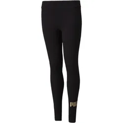 Puma, Mädchen, Tights, ESS+ Logo Leggings-587050 (116), Schwarz