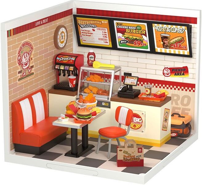 Yum Yum Burgers - Miniature 3D DIY Rolife