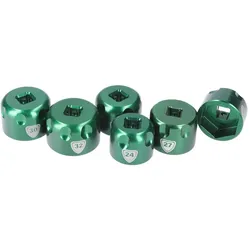 ABBEY BIKE TOOLS Werkzeugset Suspension Top Cap Sockets | 6-teilig