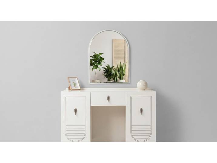 JVmoebel Schminktisch Kommode Bequem Stilvoll Weiß Minimalistisch Geräumig Modern, Made in Europa