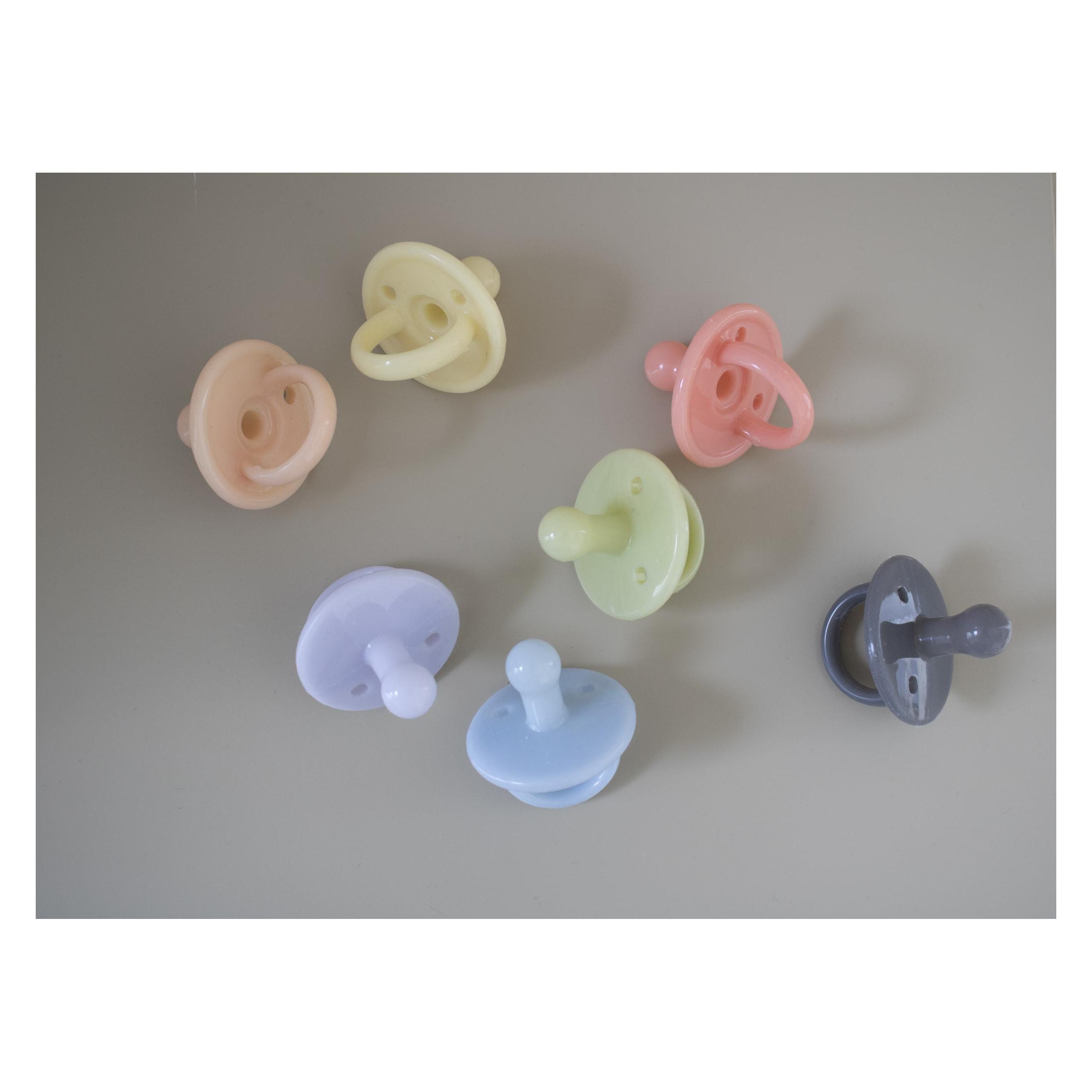 Filibabba Silikon Schnuller 2er-Pack - Stone Grey (2x, 0 - 36 Monate) (FILIBABBA)
