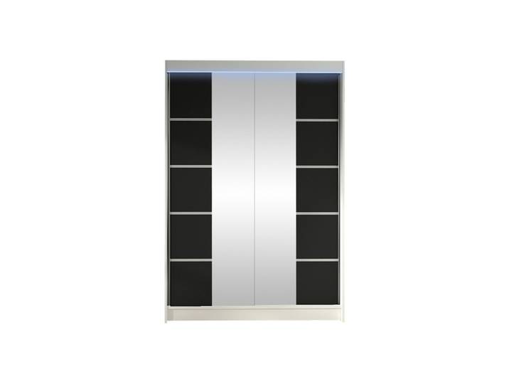 SCHWEBETÜRENSCHRANK Lino V mit RGB LED Beleuchtung