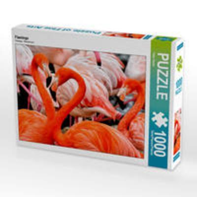 CALVENDO Puzzle Flamingo 1000 Teile Lege-Größe 64 x 48 cm Foto-Puzzle Bild von Peter Roder