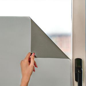 Marapon Fensterfolie MFF4520A, selbsthaftend, 44,5 x 200cm, anthrazit, mit UV-Schutz, Sichtschutz