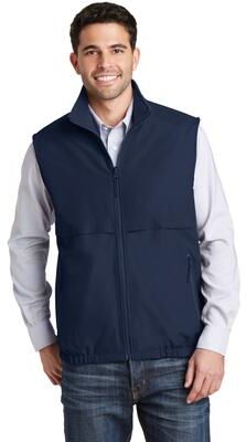 Port Authority J7490 Reversible Charger Vest in True Navy Blue/True Blue size Small   Polyester