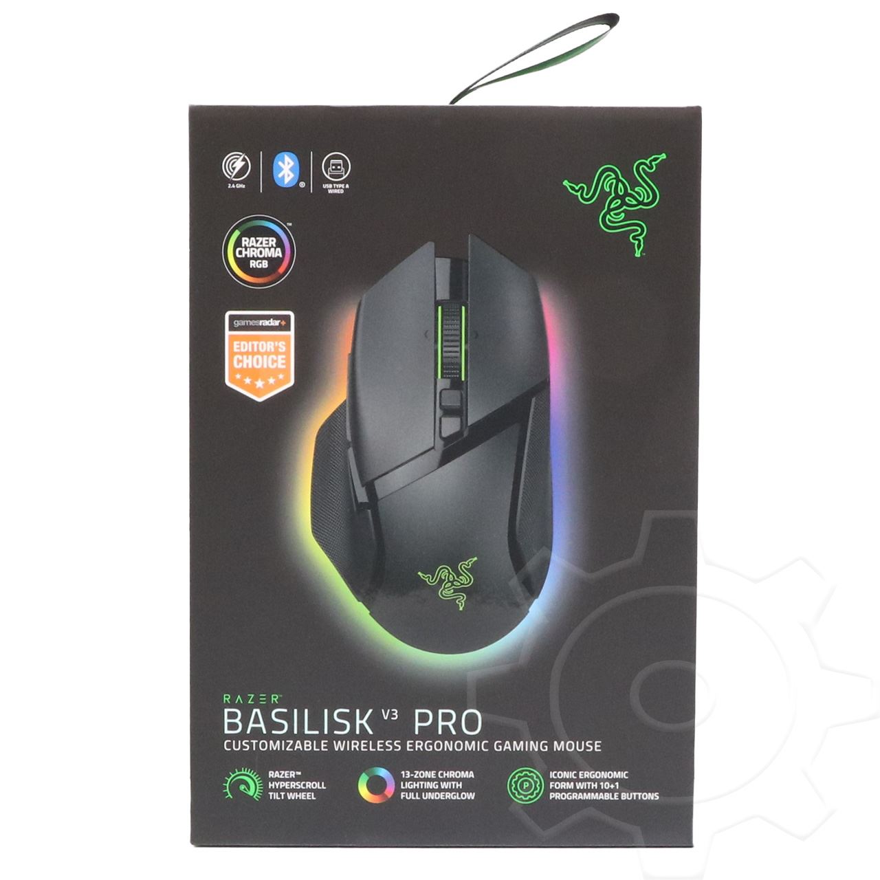 Razer Basilisk V3 Pro USB und Bluetooth schwarz (kabellos)
