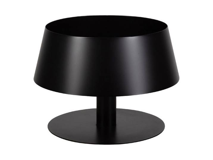 Feuerstelle und Pflanzgefäss Lampada bassa. 2in1. schwarz