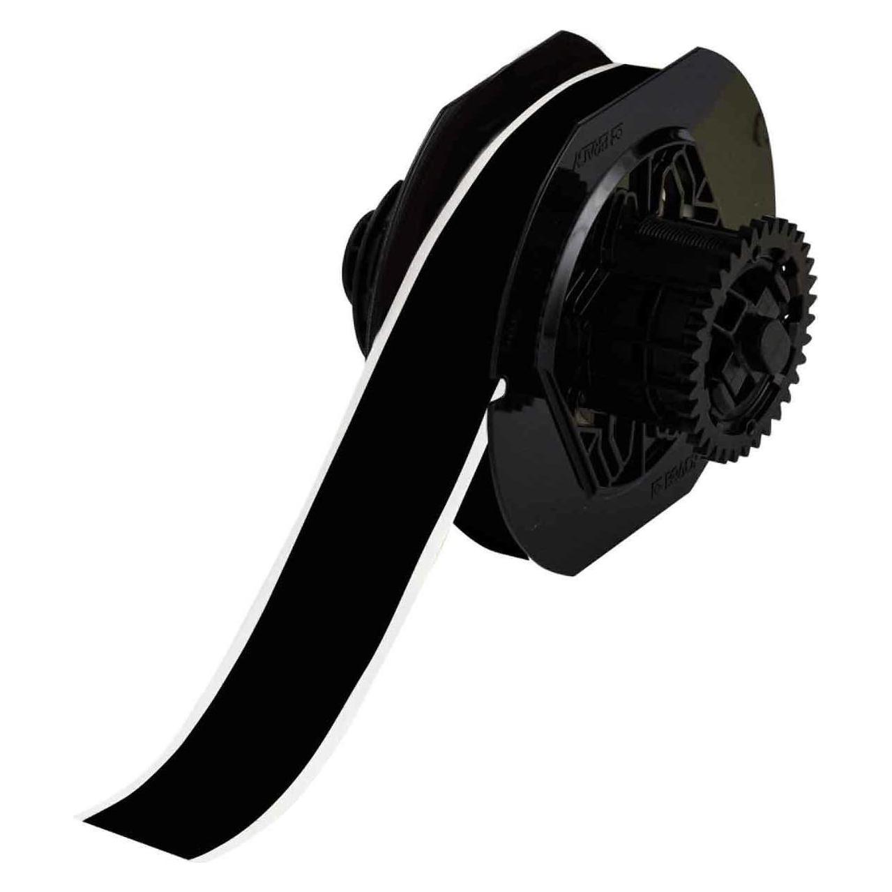 Brady B30C-1125-7569-BK, Standard Vinyl, Schwarz, glänzend, 29.00 mm x 30.00 m, Endlos (35.36 mm) (B30C-1125-7569-BK)