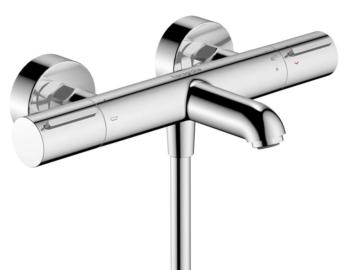 Hansgrohe Ecostat Element Thermostaatkraan voor bad, opbouwmodel, DN15, chroom
