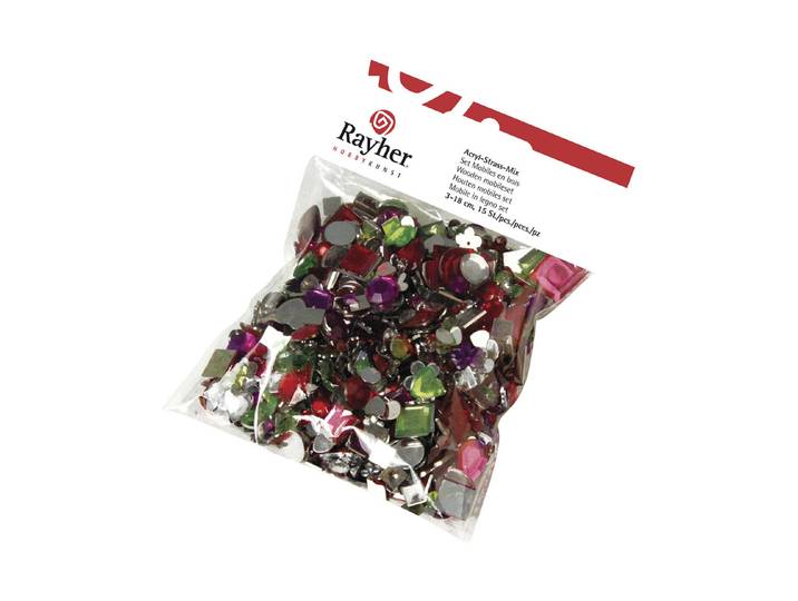 Rayher Acryl-Strass-Mix 5-14 mm 1000 Stück