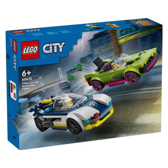LEGO City Poscig - ein Polizeiauto im Muscle-Car-Stil (60415) (60415, LEGO City) ((60415))