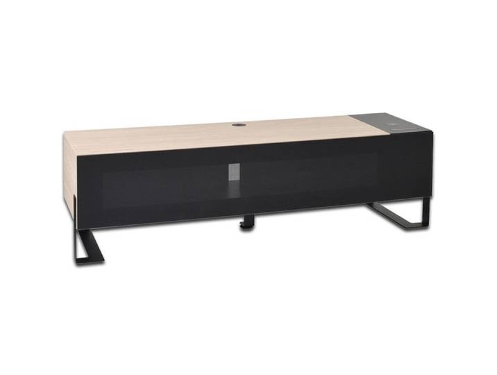 Meuble TV - ERARD - Naga - 160 cm - Chargeur 4 USB - Compatible Qi - Noir