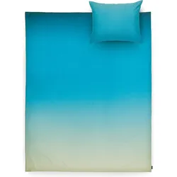 Summer Aqua Bettwäsche 135 x 200 cm einzeln mit Kissenbezug 70 x 80 cm