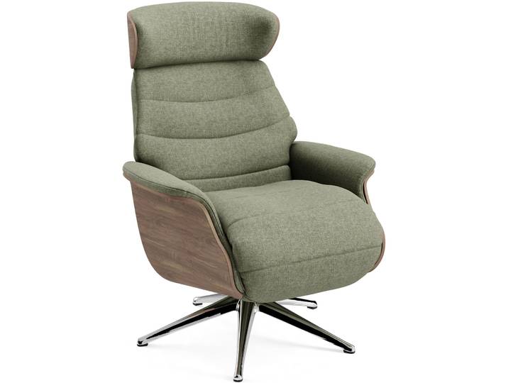 Komfortabler Relaxsessel Cam Stoff Matino - 13 Natural neigbar B 83 cm T 88 cm H 113 cm - Farbe: Matino - 1030 Natural - Möbel Konfigurator: