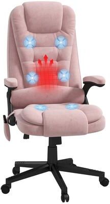 Kodotan sofa 6 Point Vibrating Massage Office Chair with Heat, High Back Executive Office Chair with Reclining Backrest, Padded Armrests