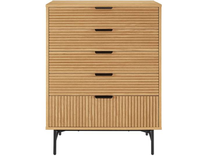 Kommode Nella Natur MDF B 80 H 113 cm