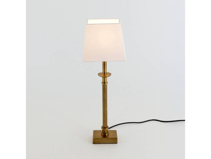 Holländer Tischlampe PALMARIA, messing / gold, für Wohn- / Esszimmer, Aluminium, Tischlampe