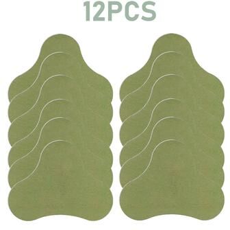 Healfit Counter Mugwort Self Heating Care Patch For Neck, Back, Knees, Non Woven Acupuncture Heat Patches, Winter Pain Relief Pads 12 Pcs