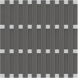 TraumGarten JUMBO WPC Alu-Design Anthrazit 179 x 179