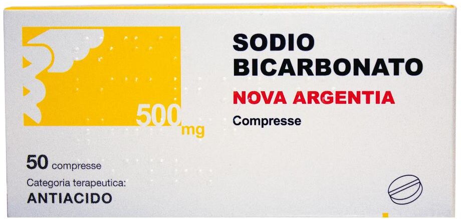 NOVA ARGENTIA Srl IND. FARM Sodio Bicarbonato Nova Argentia, 50 Compresse