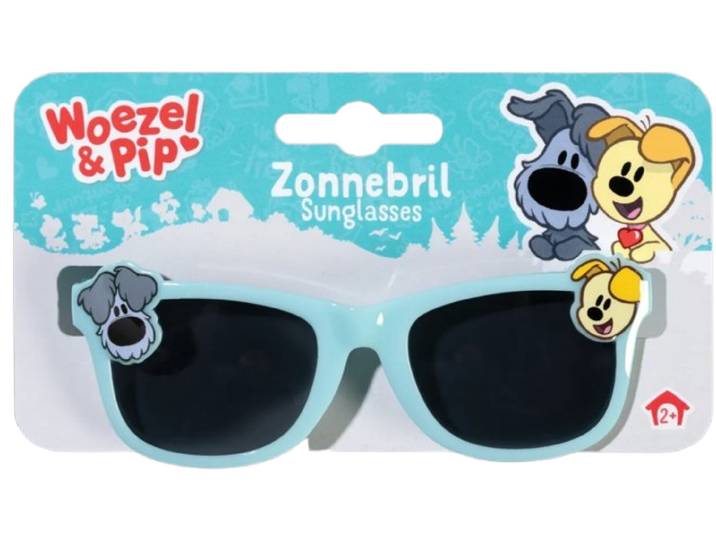 Woezel en Pip - Zonnebril - Bescherming tegen de zon - Blauw