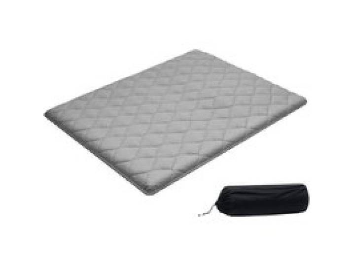 VEVOR japanische Futon-Matratze (2032 x 1524 x 89 mm), faltbare Tatami (Queen Size), Bodenmatratze mit Aufbewahrungstasche & Befestigungsmaterial, 9-lagige Schlafmatte für Meditation Yoga, Grau