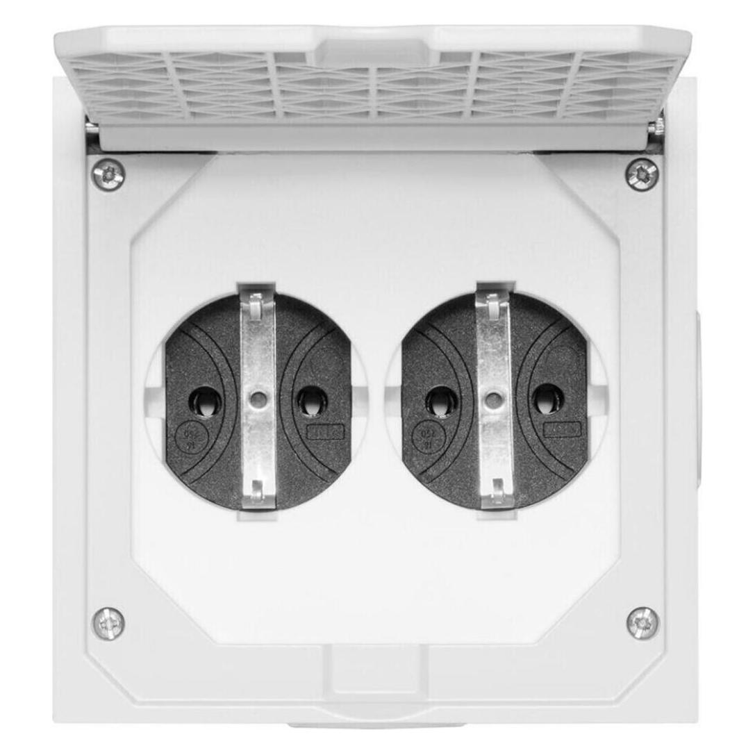ABL GmbH & Co. KG 1632490 Steckdose CEE 7/3 Grau (1632490)