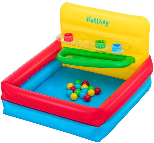 BESTWAY Sort &amp;#039;n Play Piscine a balles gonflable avec 15 balles 104 x 94 x 61 cm 52546