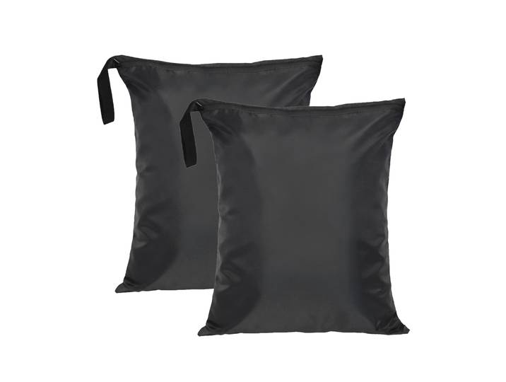 Wäschebeutel 2er Set 50 x 40 cm schwarz