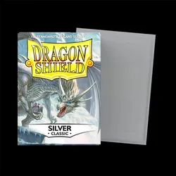 Dragon Shield: Silver - Classic Sleeves - Standard Size