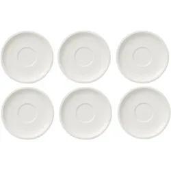 Villeroy & Boch Kaffee-/Teeuntertasse Artesano Original, Untertasse, Weiss