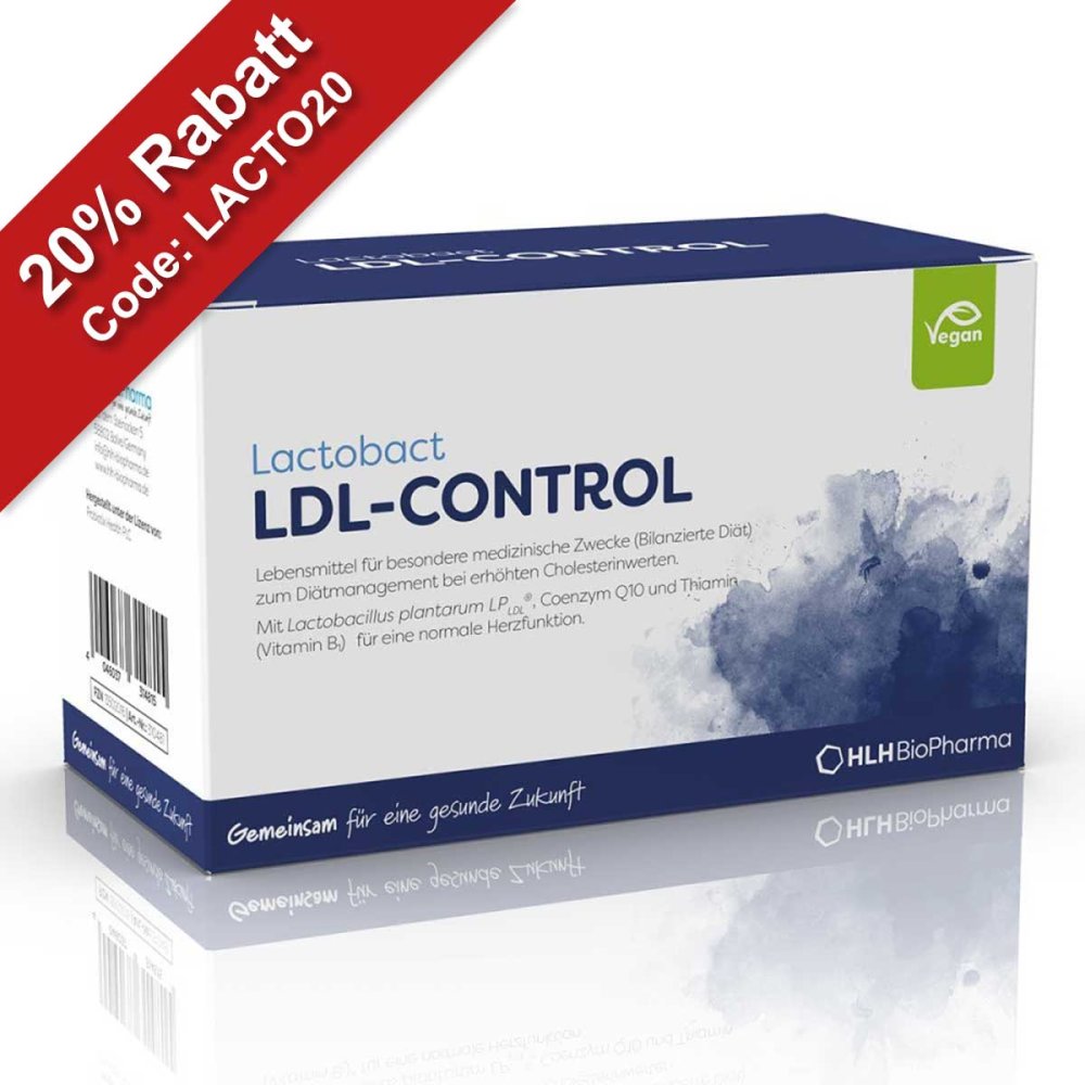 HLH BioPharma GmbH Lactobact LDL-CONTROL – bei erhöhtem Cholesterin & Blutfett Kaps 13502016