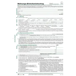 RNK Mietvertrag 599 DIN A4 4Blatt