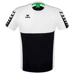 Erima Six Wings T-Shirt Kinder - schwarz/weiß - 164