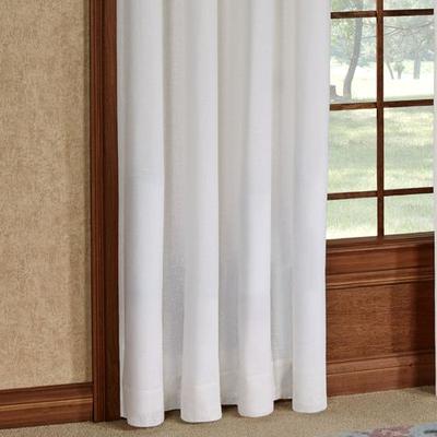 Ricardo Trading Llc New Castle Grommet Curtain Panel, 52 x 63, White