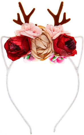Haarreif "Reh mit Rosen"