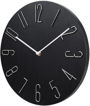 Perfect Picks Market Silent Wall Clock Battery Operated Minimalist Modern Home Decor Clock 12