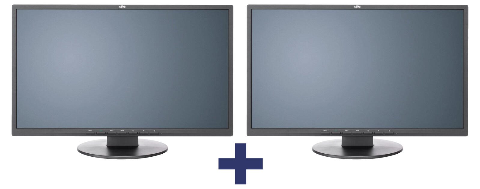 2x Fujitsu E-Line E22-8 TS Pro LED-Monitor 54,6 cm (21,5 Zoll) S26361-K1603-V161